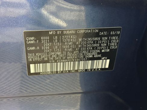 Used 2019 Subaru Ascent Touring w/ Popular Package #3 image 19