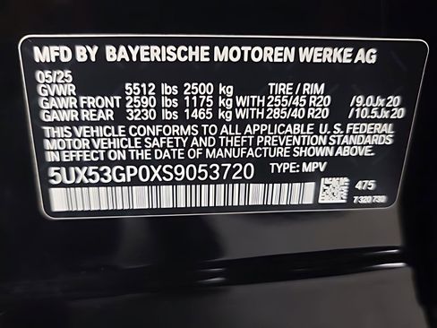 Used 2025 BMW X3 xDrive30i w/ Convenience Package AWD/4WD image 25