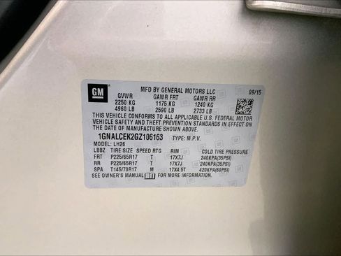 Used 2016 Chevrolet Equinox LT w/ Convenience Package image 19