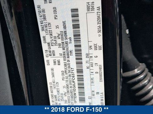 Used 2018 Ford F150 Limited w/ Trailer Tow Package AWD/4WD image 24