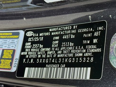 Used 2019 Kia Optima S image 32