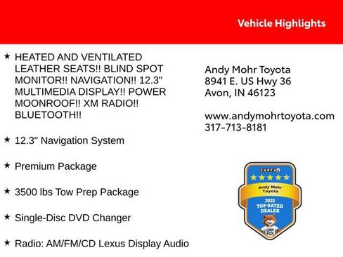 Used 2017 Lexus RX 350 FWD w/ Premium Package image 2