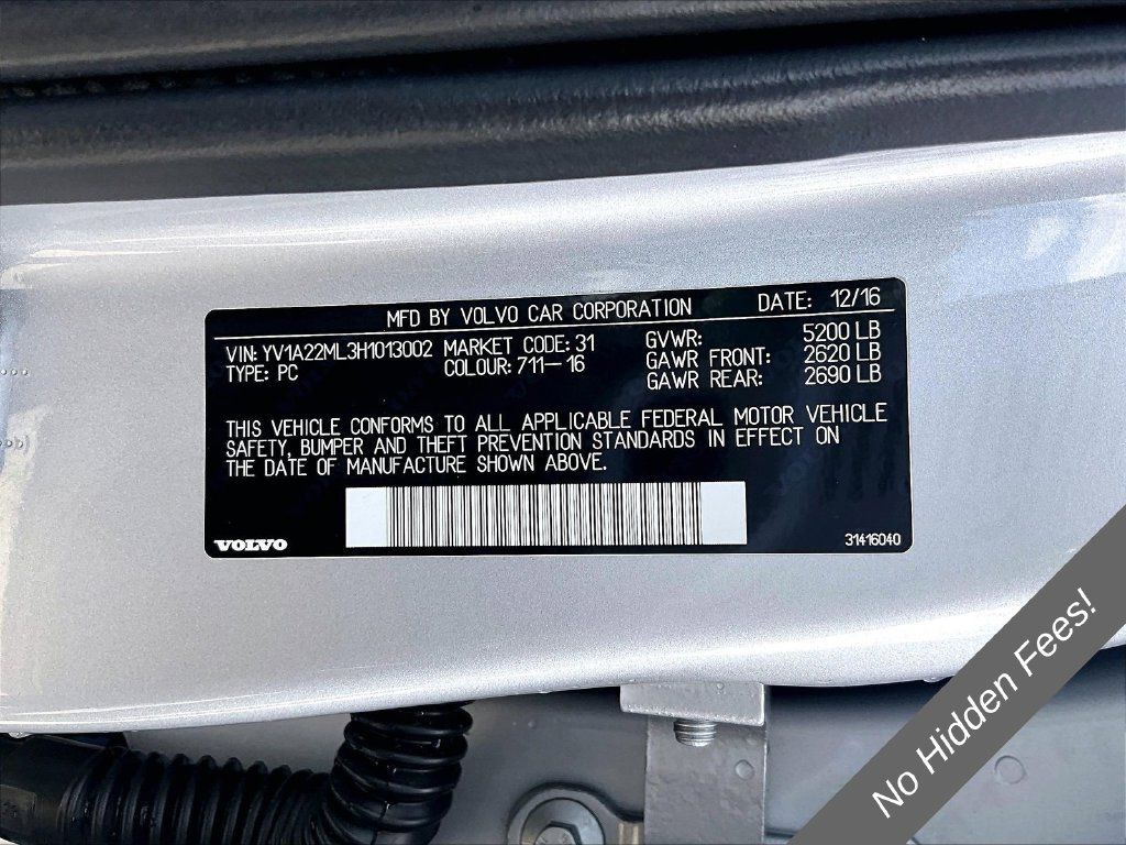 Used 2017 Volvo S90 T6 Inscription w/ Vision Package AWD/4WD image 30