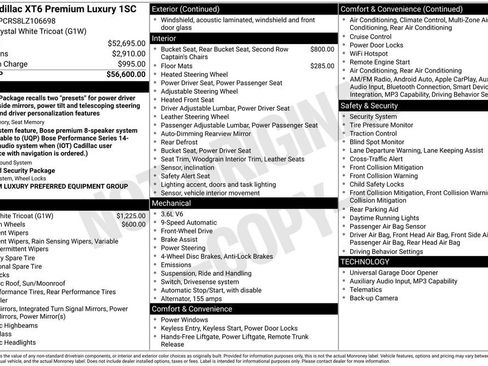 Used 2020 Cadillac XT6 Premium Luxury image 4