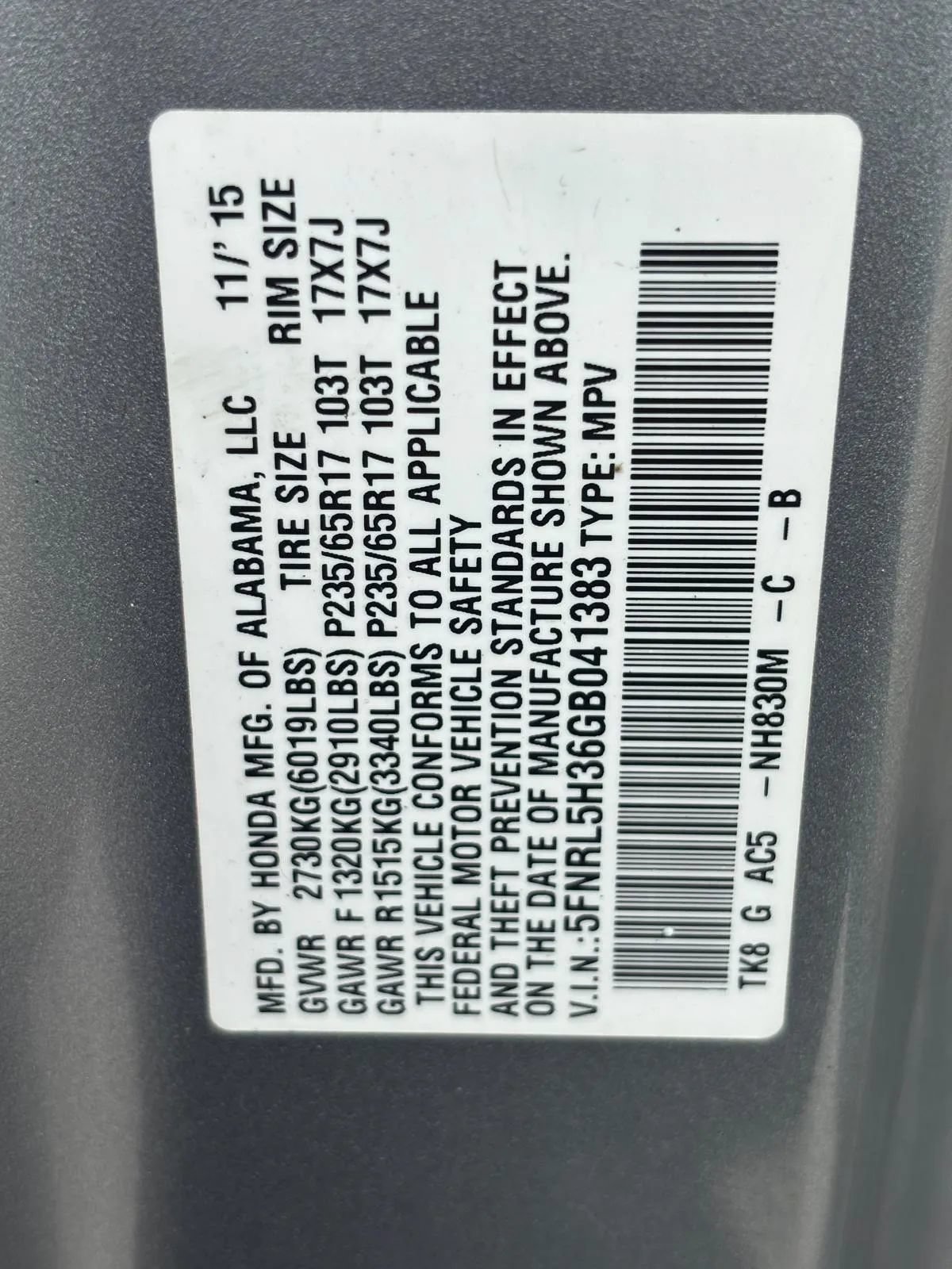Used 2016 Honda Odyssey SE image 32