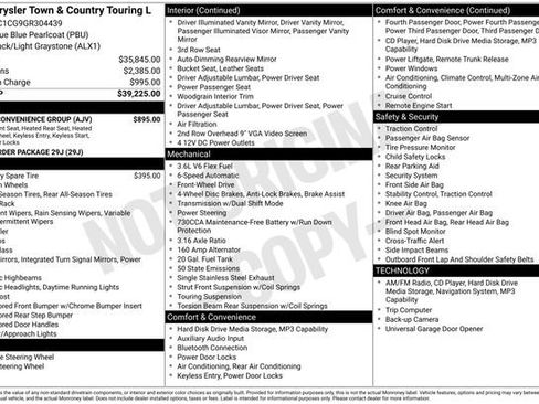Used 2016 Chrysler Town & Country Touring-L w/ Driver Convenience Group image 2