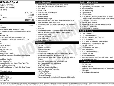 Used 2018 MAZDA CX-5 Sport image 41