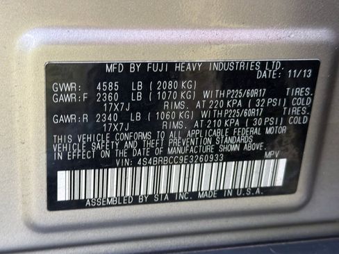 Used 2014 Subaru Outback 2.5i Premium w/ Popular Package #3 image 11