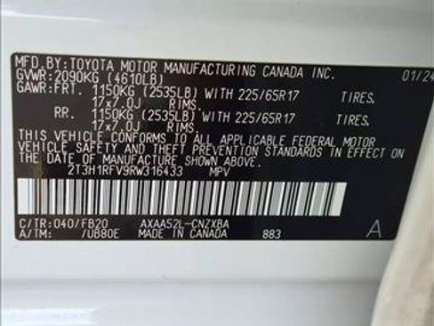 Used 2024 Toyota RAV4 LE FWD image 23