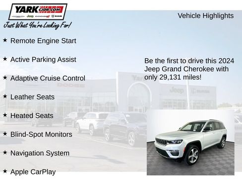 Certified 2024 Jeep Grand Cherokee Limited AWD/4WD image 13