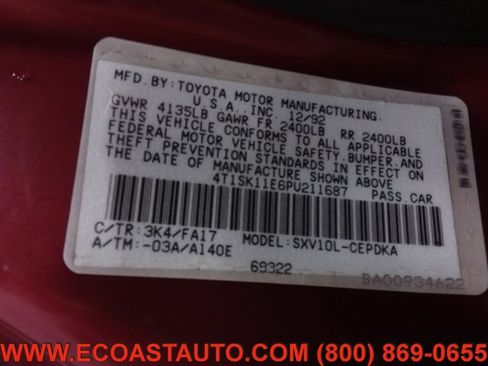 Used 1993 Toyota Camry Deluxe image 18