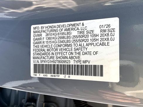 New 2026 Honda Pilot Black Edition image 14