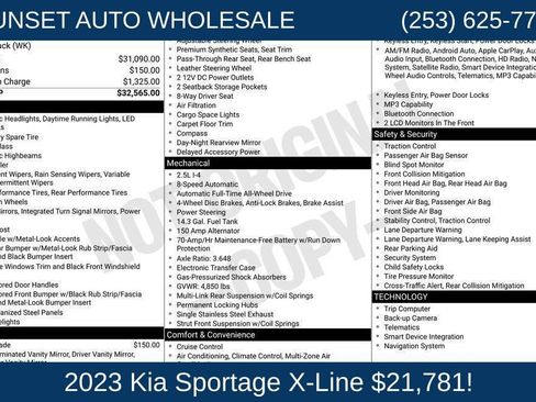 Used 2023 Kia Sportage X-Line AWD/4WD image 42