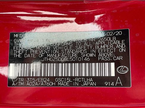 Used 2020 Lexus RC 350 F Sport w/ Accessory Package image 30