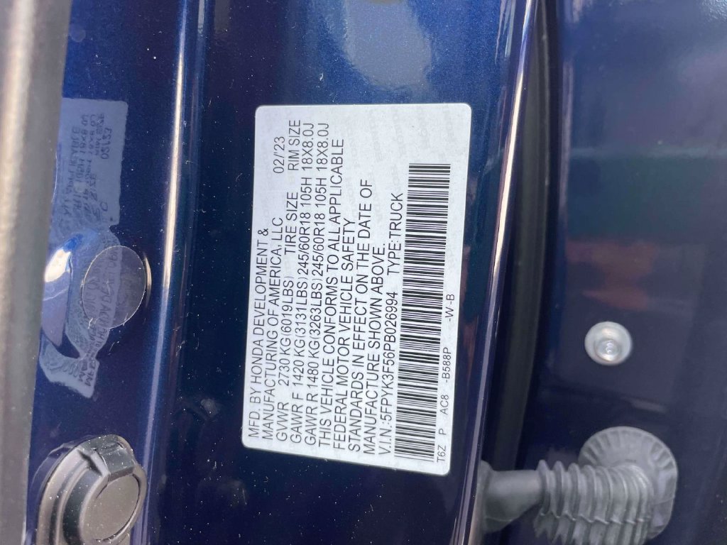 Certified 2023 Honda Ridgeline RTL image 36