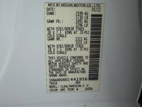 Used 2012 Nissan Frontier SL RWD image 11