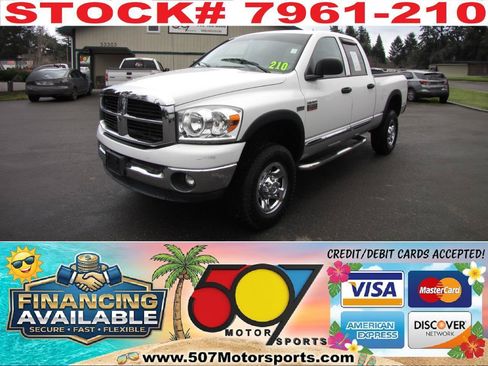 Used 2007 Dodge Ram 2500 Truck SLT w/ Trailer Tow Group AWD/4WD image 1