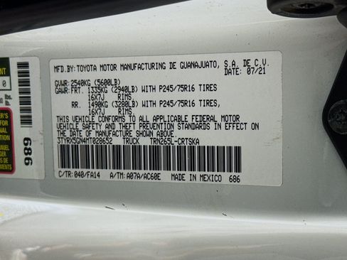 Used 2021 Toyota Tacoma SR RWD image 35