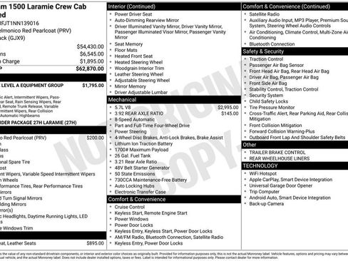 Certified 2022 RAM 1500 Laramie AWD/4WD image 6