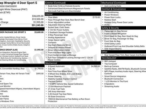 Used 2025 Jeep Wrangler Unlimited Sport AWD/4WD image 4