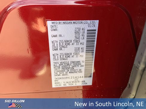 New 2026 Nissan Pathfinder SL image 12