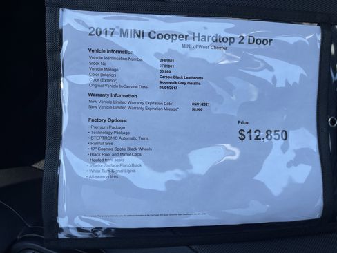 Used 2017 MINI Cooper 2-Door Hardtop FWD image 17