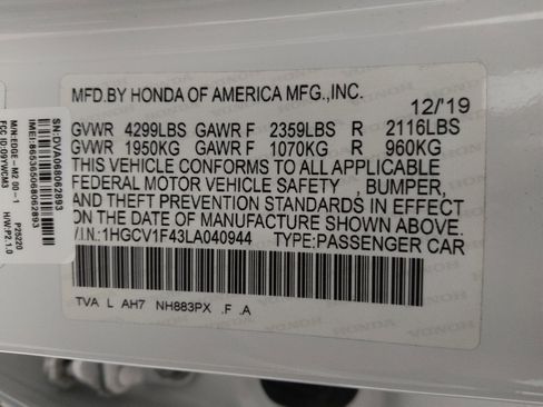 Used 2020 Honda Accord EX image 33