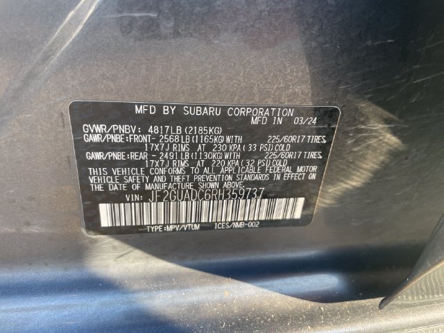 Used 2024 Subaru Crosstrek 2.0i Premium AWD/4WD image 26