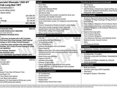 New 2025 Chevrolet Silverado 1500 W/T w/ WT Value Package image 26