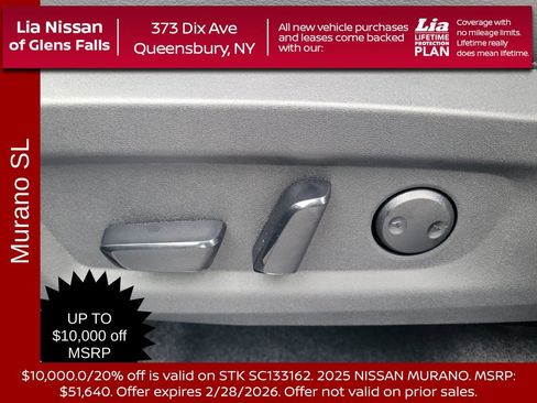 New 2025 Nissan Murano SL w/ Cargo Package image 14