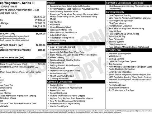 Used 2024 Jeep Wagoneer L Series III w/ Premium Group I AWD/4WD image 28
