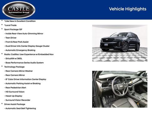 Used 2023 Cadillac XT6 Sport w/ Technology Package image 4