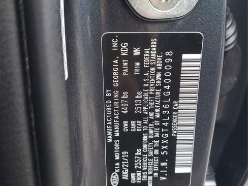 Certified 2020 Kia Optima LX image 30