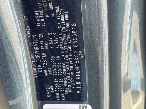 New 2026 Kia Carnival SX Prestige image 36