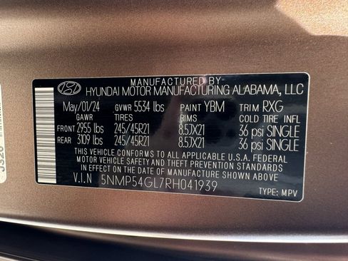 Used 2024 Hyundai Santa Fe Calligraphy image 48