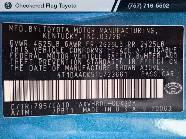 Used 2026 Toyota Camry SE w/ Convenience Package FWD image 20