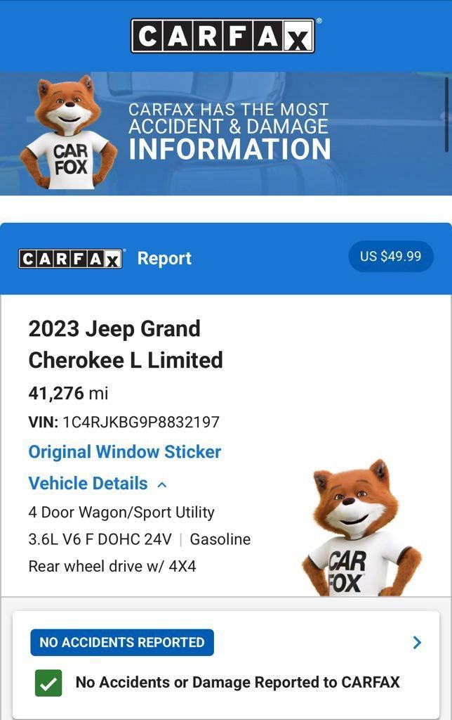 Used 2023 Jeep Grand Cherokee L Limited AWD/4WD image 7
