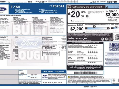 Used 2023 Ford F150 XLT w/ Equipment Group 301A Mid AWD/4WD image 14