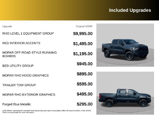 New 2026 RAM 1500 RHO w/ RHO Level 1 Equipment Group AWD/4WD image 6