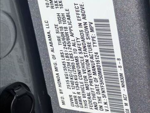 Certified 2021 Honda Pilot EX-L image 26