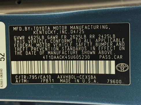 Used 2025 Toyota Camry SE w/ Multimedia Upgrade Package FWD image 40