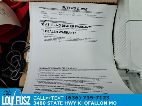 Used 2020 Subaru Outback Limited XT w/ Popular Package #2 image 35