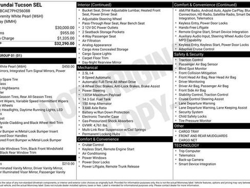 Certified 2023 Hyundai Tucson SEL AWD/4WD image 12
