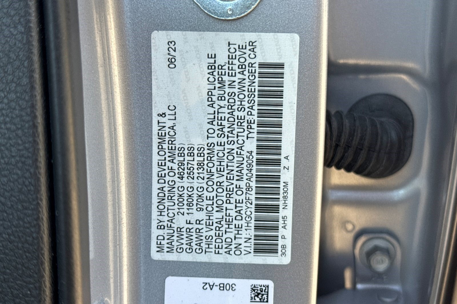 Certified 2023 Honda Accord Sport image 25