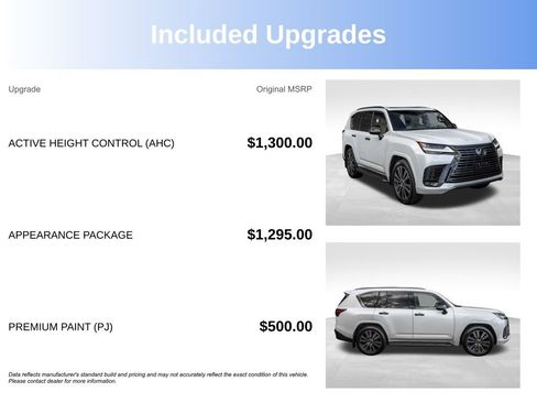 Used 2024 Lexus LX 600 4WD w/ Appearance Package image 4