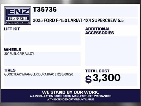 Used 2025 Ford F150 Lariat AWD/4WD image 2
