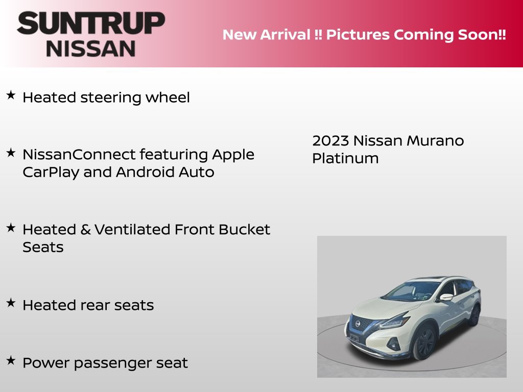 Certified 2023 Nissan Murano Platinum w/ Cargo Package AWD/4WD image 9