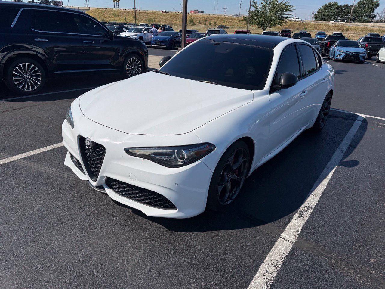 Used 2019 Alfa Romeo Giulia Ti Sport w/ Quick Order Package 22U Sport RWD image 3