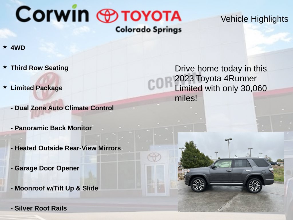 Used 2023 Toyota 4Runner Limited AWD/4WD image 6