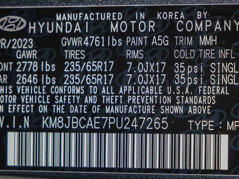 Used 2023 Hyundai Tucson SEL AWD/4WD image 27